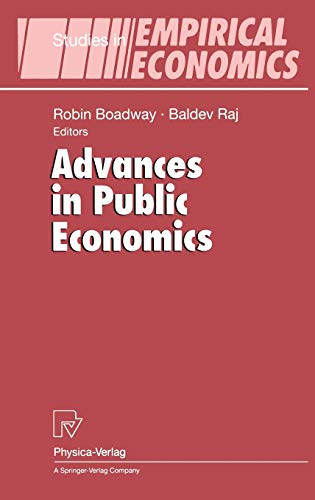 Advances in Public Economics (Studies in Empirical Economics)
