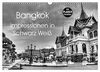 Bangkok Impressionen in Schwarz Weiß (Wandkalender 2024 DIN A3 quer), CALVENDO Monatskalender