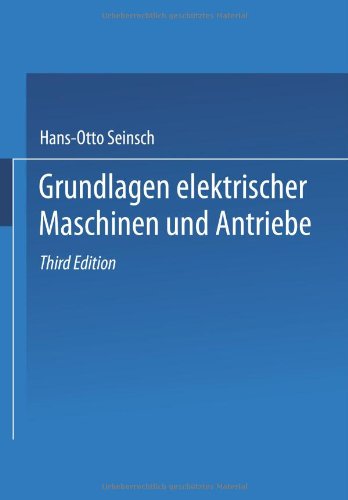 Hans-Otto Seinsch Grundlagen Elektrischer Maschinen Und Antriebe