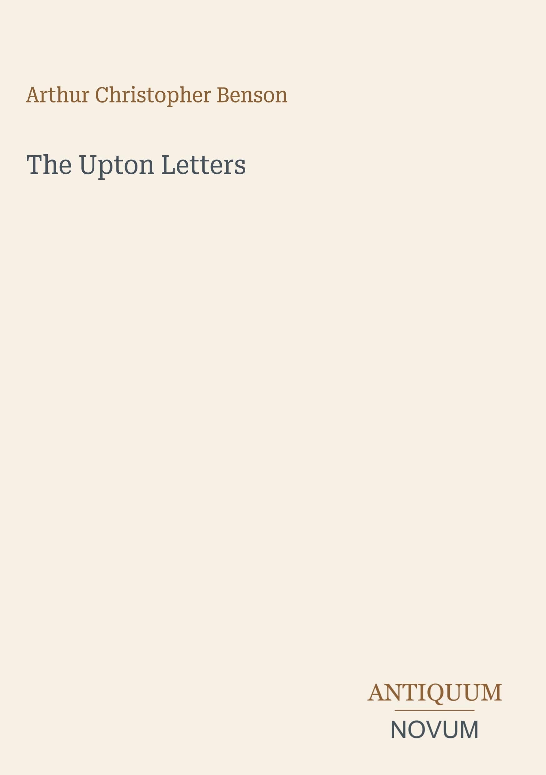 The Upton Letters