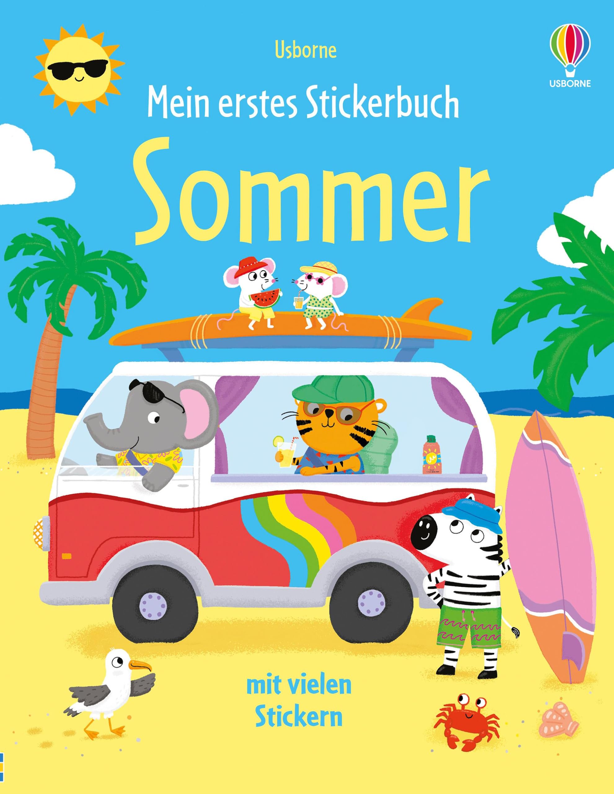Mein erstes Stickerbuch: Sommer: Stickerheft mit vielen Stickern – für Kinder ab 3 Jahren (Meine ersten Stickerbücher)