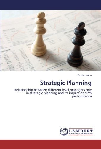 Strategic Planning: Relationship between different level managers role in strategic planning and its impact on firm performance
