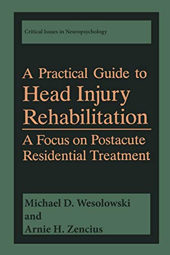 A Practical Guide to Head Injury Rehabilitation: A Focus On Postacute Residential Treatment (Critical Issues In Neuropsychology)