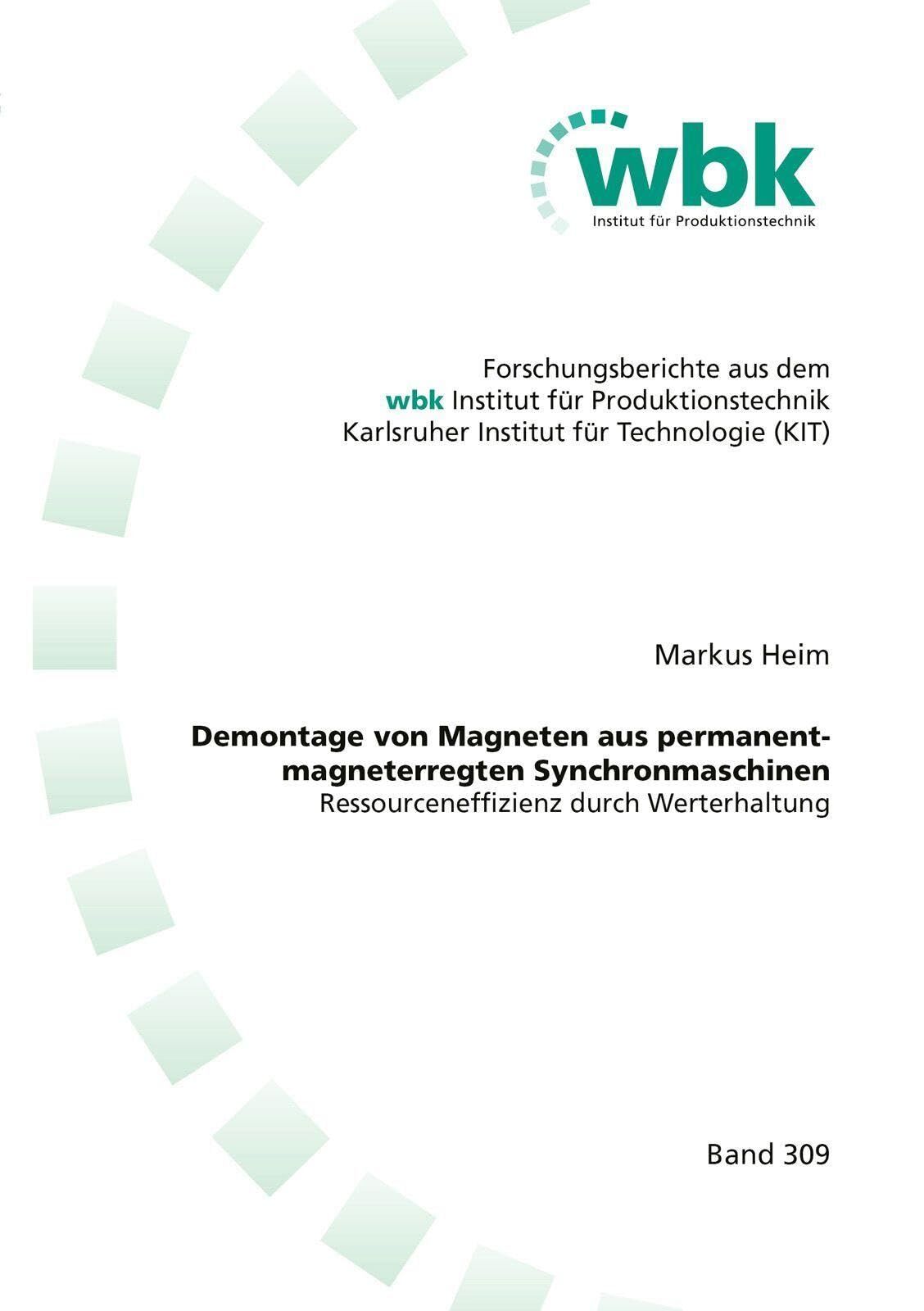 Demontage von Magneten aus permanentmagneterregten Synchronmaschinen