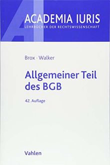 Allgemeiner Teil des BGB (Academia Iuris)