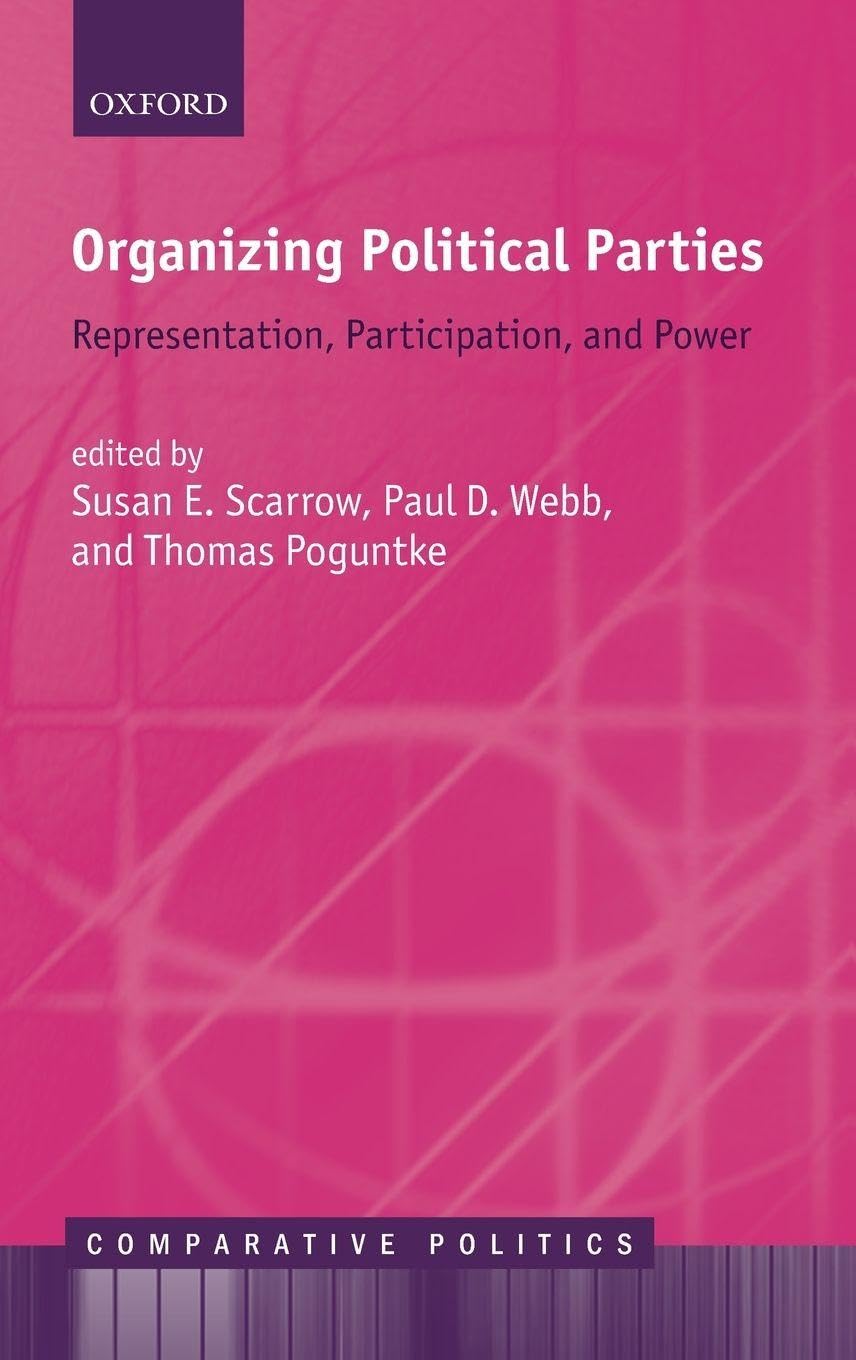 ORGANIZING POLITICAL PARTIES CEP C: Representation, Participation, and Power (Comparative Politics)