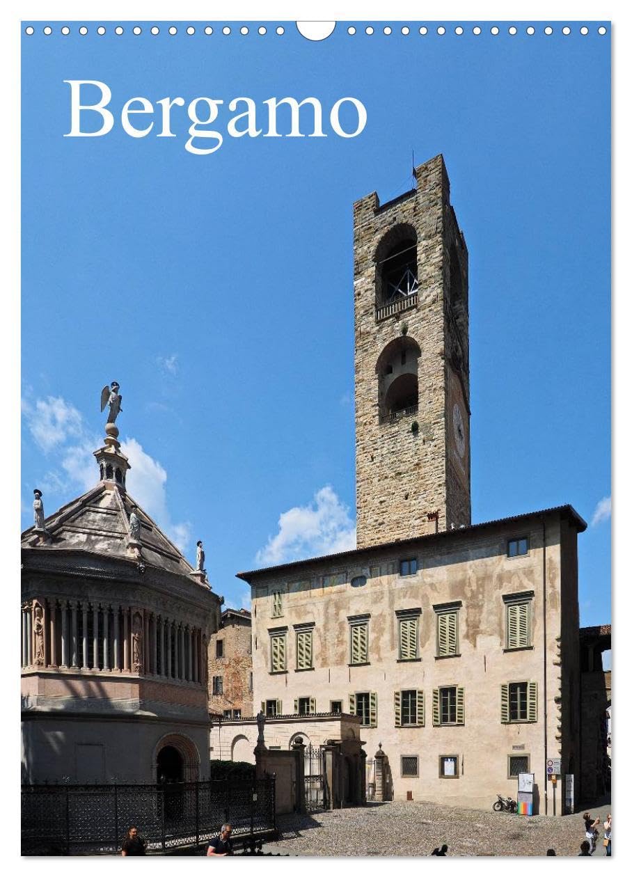 Bergamo (Wall Calendar 2026 DIN A3 portrait), CALVENDO 12 Month Wall Calendar: Discover a Beautiful Italian Town