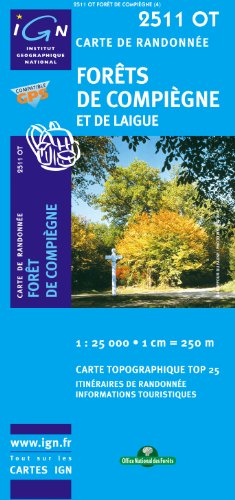 Forêt de Compiègne 1 : 25 000: Et de laigue