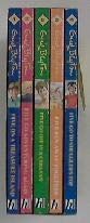 Famous Five Stories: "Five on a Treasure Island", "Five Go Adventuring Again", "Five Run Away Together", "Five Go to Smuggler's Top", "Five Go Off in a Caravan"