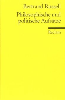 Philosophische und politische Aufsätze