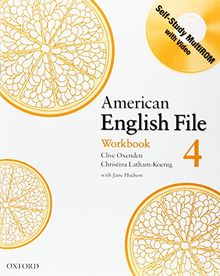 American English File Level 4: Workbook with Multi-ROM Pack (American English File First Edition)