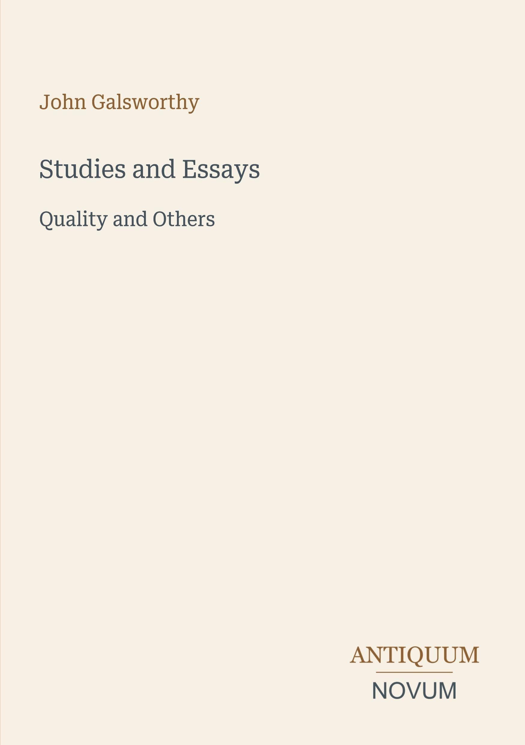 Studies and Essays