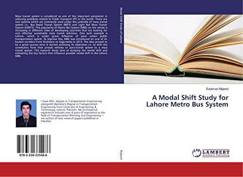 A Modal Shift Study for Lahore Metro Bus System