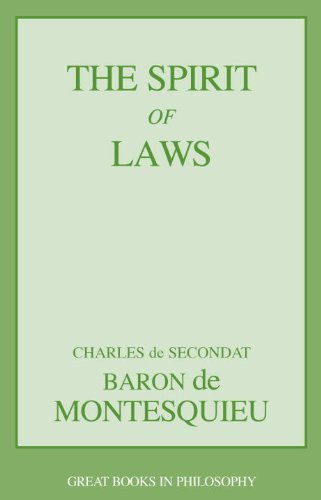 The Spirit of Laws (Contemporary Issues (Prometheus))