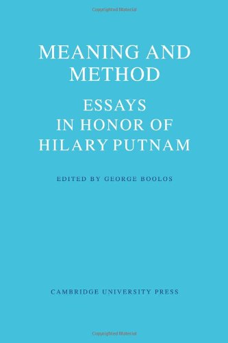 Meaning and Method: Essays in Honor of Hilary Putnam