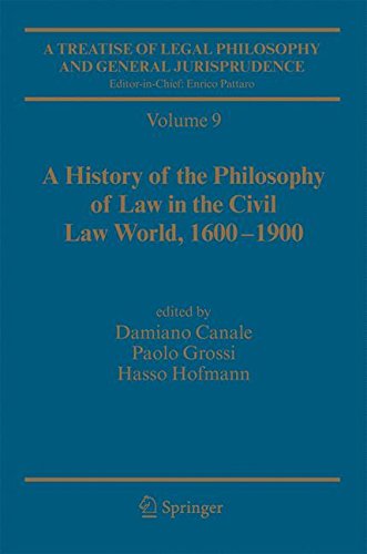 A Treatise of Legal Philosophy and General Jurisprudence: Vol. 9: A History of the Philosophy of Law in the Civil Law World, 1600-1900; Vol. 10: The ... Law from the Seventeenth Century to Our Days.