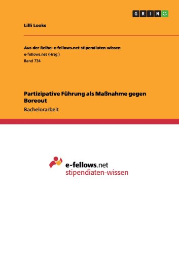 Partizipative Führung als Maßnahme gegen Boreout