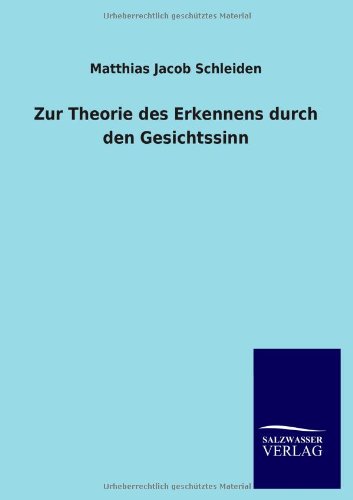 Zur Theorie des Erkennens durch den Gesichtssinn