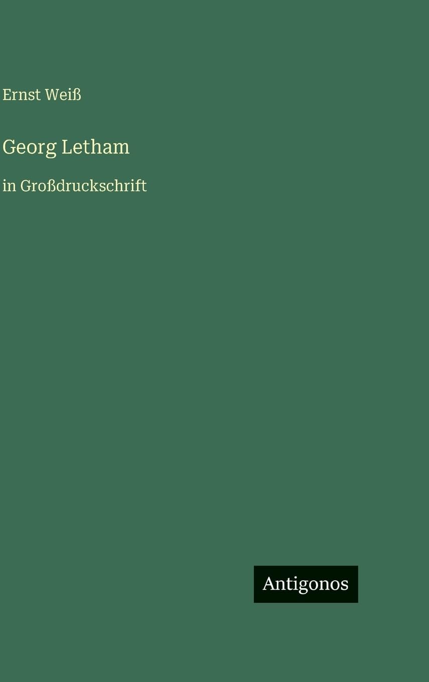 Georg Letham: in Großdruckschrift