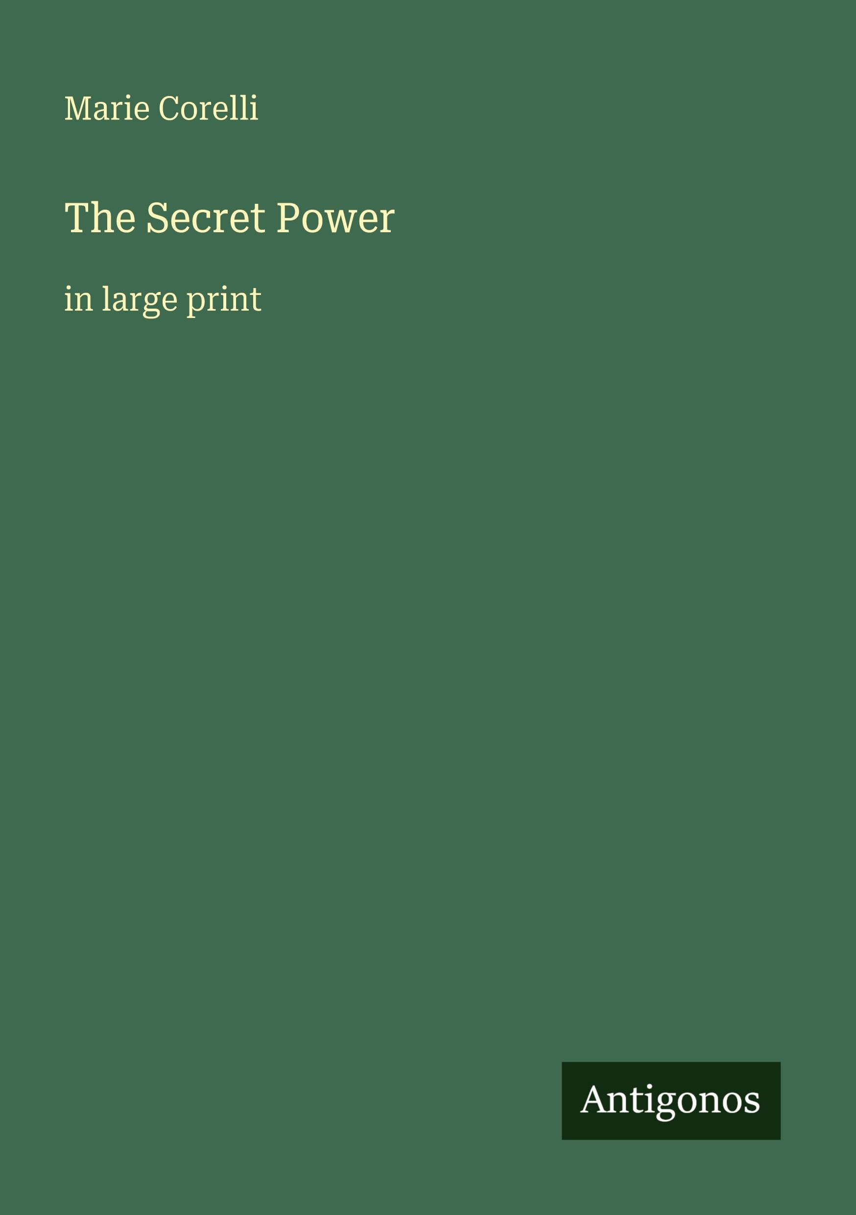 The Secret Power: in large print