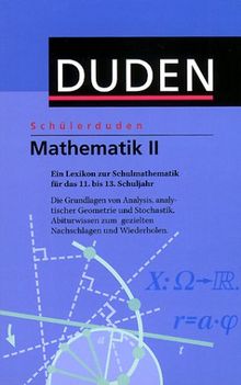 (Duden) Schülerduden, Mathematik 2 von Scheid, Harald, Kindinger, Dieter | Buch | Zustand sehr gut