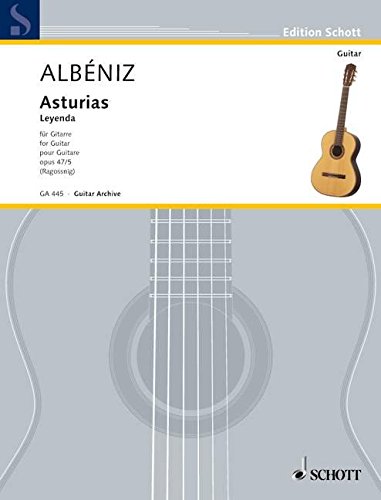 Asturias: Leyenda aus Suite espanola. op. 47/5. Gitarre. (Edition Schott)