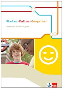 Blue Line - Red Line - Orange Line / Workbook Förderausgabe 5. Klasse: Begleitmaterial zu allen Klett Englischlerhwerken außer Green Line