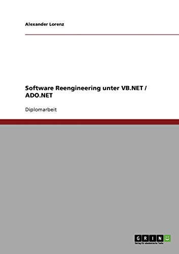 Software Reengineering unter VB.NET / ADO.NET