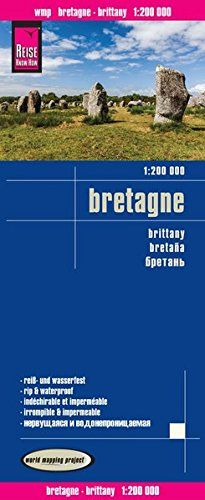 Reise Know-How Landkarte Bretagne (1:200.000): world mapping project