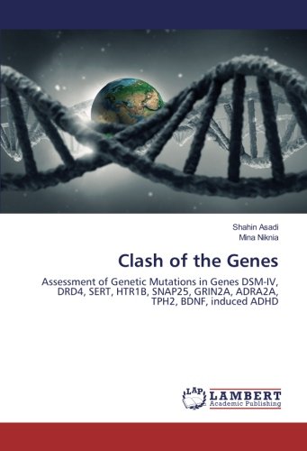 Clash of the Genes: Assessment of Genetic Mutations in Genes DSM-IV, DRD4, SERT, HTR1B, SNAP25, GRIN2A, ADRA2A, TPH2, BDNF, induced ADHD