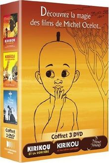Coffret michel ocelot kirikou et la sorcière, kirikou et les betes sauvages, princes et princesse [FR IMPORT]