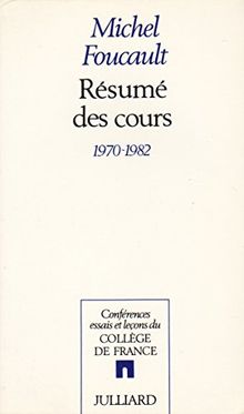 Résumé des cours : 1970-1982