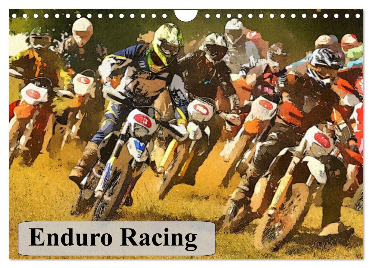 Enduro Racing (Wall Calendar 2026 DIN A4 landscape), CALVENDO 12 Month Wall Calendar: The Calendar for the Enduro enthusiast