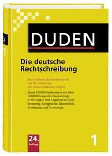 Der Duden, Bd. 1: Duden Die deutsche Rechtschreibung, neue Rechtschreibung | Buch | Zustand gut