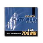 Platinum CD-RW Rohling wiederbeschreibbar 4x-12x 700 MB/80min (1 Stck.) im Jewel Case