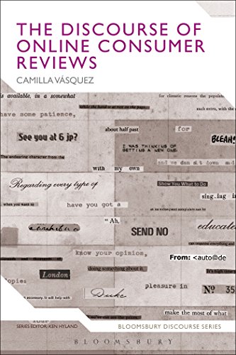 The Discourse of Online Consumer Reviews (Bloomsbury Discourse)
