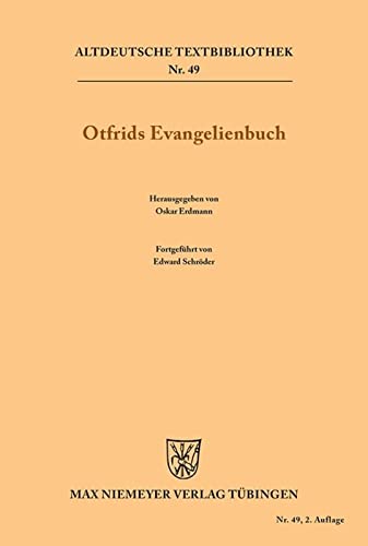 Otfrids Evangelienbuch - Otfrid von Weissenburg Kartoniert (TB)