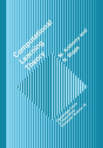 Computational Learning Theory (Cambridge Tracts in Theoretical Computer Science, Band 30)