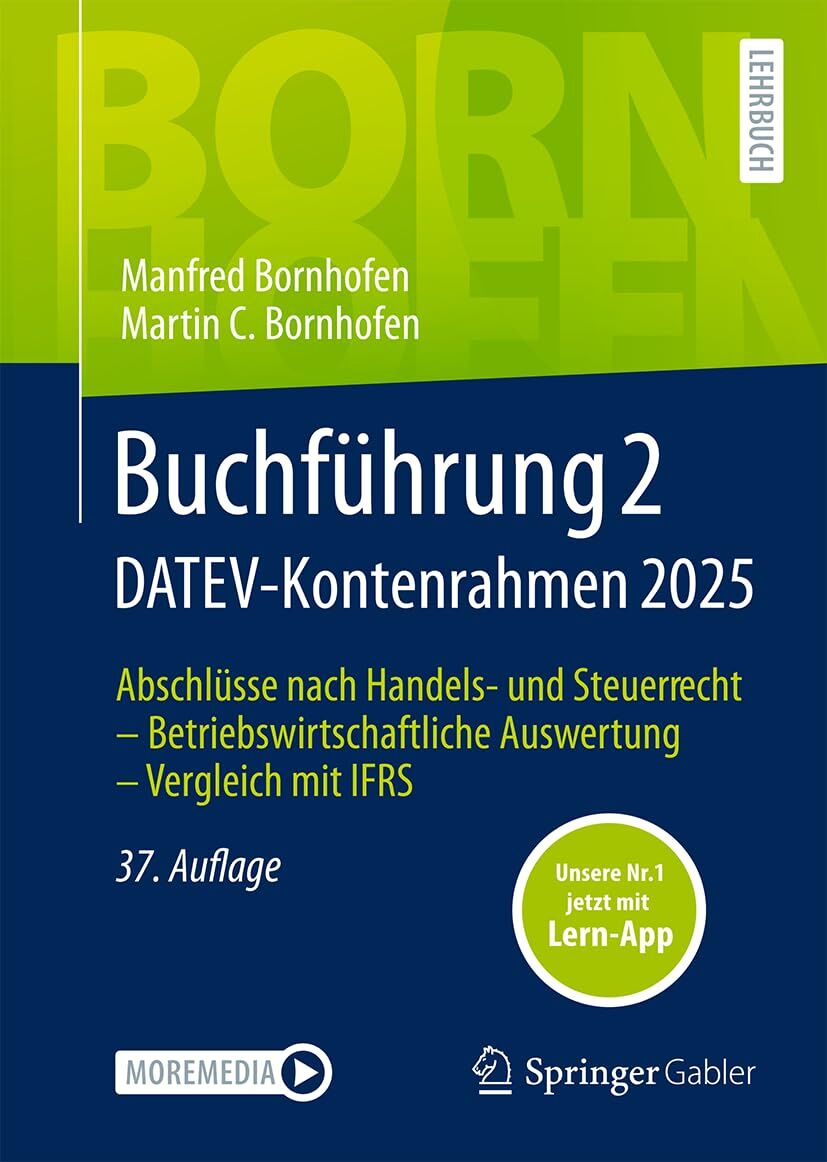 Bornhofen, Manfred: Buchführung 2 DATEV-Kontenrahmen 2025