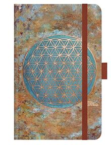 Premium Timer Small "Lebensblume" 2023: Buchkalender - Terminplaner mit hochwertiger Folienveredelung und Prägung. 9 x 14 cm