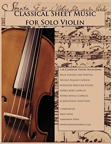 Emily Rosé Classical Sheet Music For Solo Violin