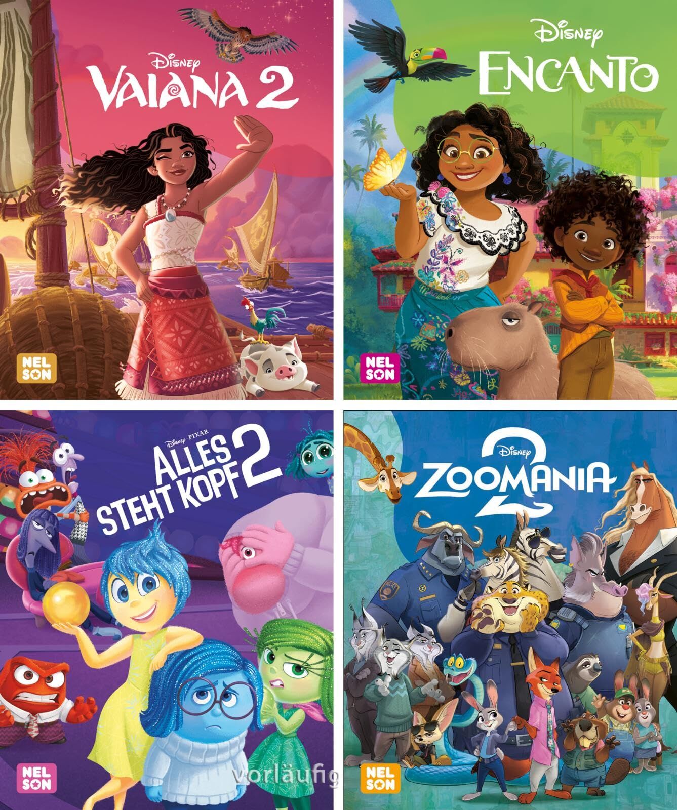 Nelson Mini-Bücher: 4er Disney Minibücher zum Film 1-4