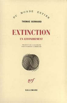 Extinction : un effondrement