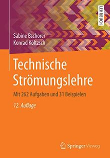 Technische Strömungslehre: Mit 262 Aufgaben und 31 Beispielen