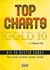 Top Charts Gold 10 mit 2 Playback CDs: Die 40 besten Songs für Klavier, Keyboard, Gitarre und Gesang