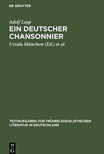 Ein deutscher Chansonnier: Aus dem Schaffen Adolf Lepps