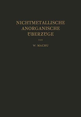 Nichtmetallische Anorganische Überzüge