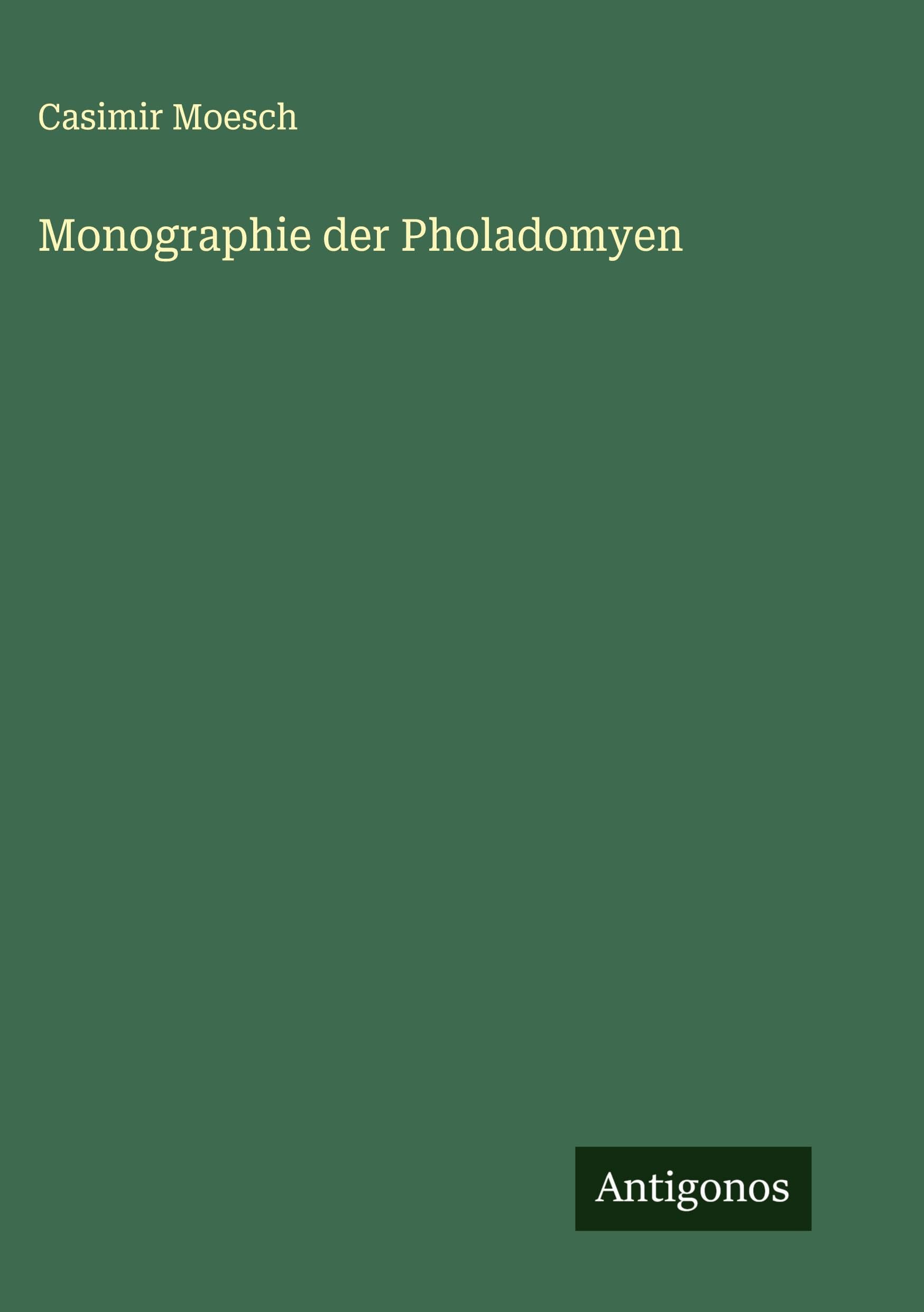 Monographie der Pholadomyen