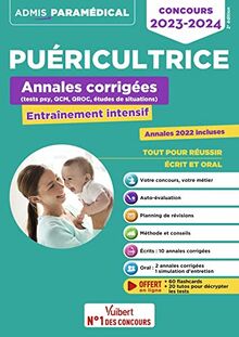 Puéricultrice : annales corrigées, entraînement intensif : concours 2023-2024