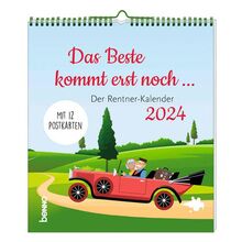 Das Beste kommt erst noch 2024: Der Rentner-Kalender mit 12 Postkarten